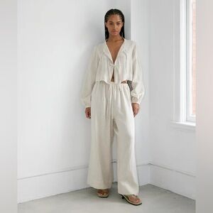 Boheme goods the trouser - oat linen